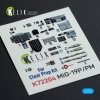 Kelik K72204 MiG-19P/PM - interior 3D decals for ClearProp kit (1/72)